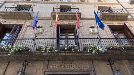 Imagen de la fachada de la Casa Consistorial de Corella