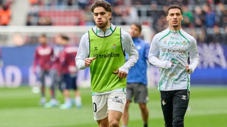 Ez Abde, en su última visita a El Sadar con el Betis