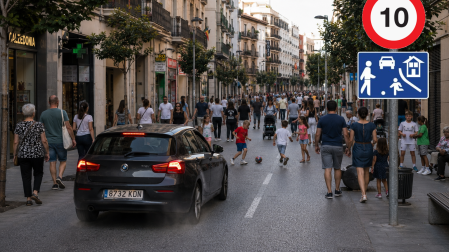 Las zonas de estancia y juego son cada vez más comunes en las calles de ciudades y pueblos de Navarra