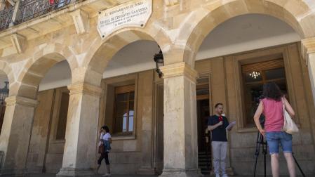 Agentes de Policía Judicial de la Guardia Civil están practicando desde primera hora de la mañana, un registro en el Ayuntamiento de Soria, gobernado por el PSOE.