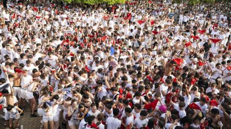 Vídeo del ambiente en el chupinazo de fiestas de Barañáin 2026