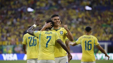 Vinicius y Casemiro