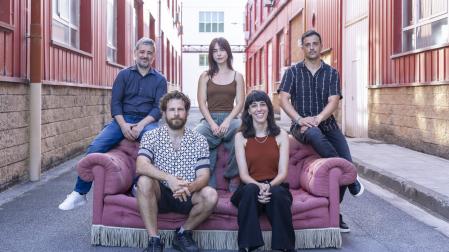Natxo López, Clara Galle, David Pérez Sañudo, Álvaro Cervantes y Marina Paré