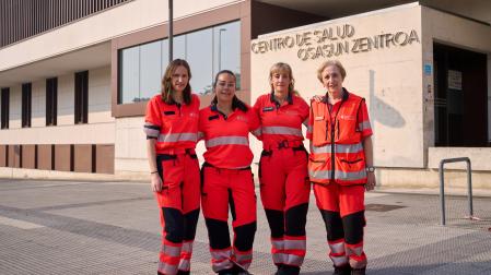 Integrantes del Servicio de Urgencias de Navarra, lanzadores del Chupinazo de San Fermín 2026.