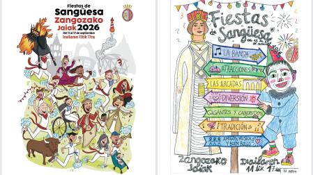 Carteles de las fiestas de Sangüesa 2026