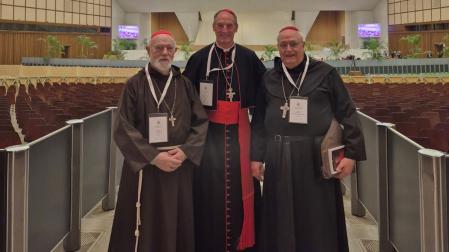 Los tres cardenales navarros, en el segundo consistorio extraordinario convocado por el papa León XIV