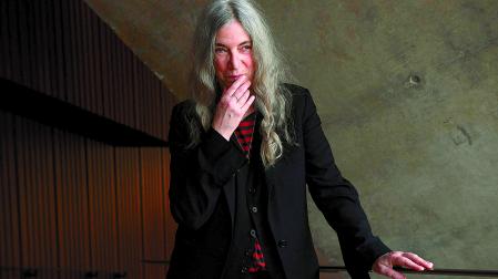 Patti Smith en la Ópera de Sídney antes de una actuación