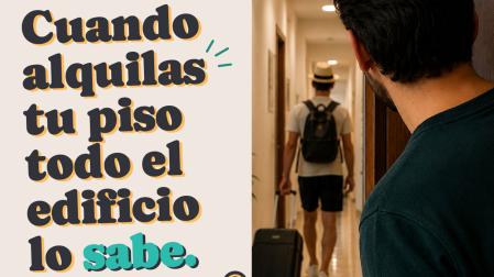 Cartel de la campaña que anima a la ciudadanía a denunciar anónimamente la existencia de posibles alojamientos turísticos clandestinos