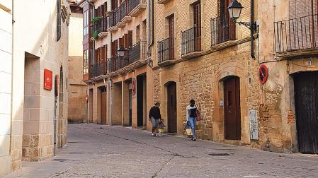 Imagen de una calle del casco antiguo de Tafalla