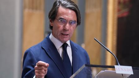 El expresidente del Gobierno José María Aznar, en una imagen de hace días