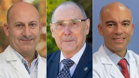 Enrique Baquero, Rafael Jordana y Gabriel Reina, autores del estudio