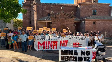 Concentración este viernes 3 de julio en Sorlada contra los proyectos mineros.