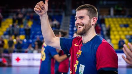 Antonio Bazán tuvo que dejar Anaitasuna por sus compromisos profesionales como médico y ha disputado las dos últimas temporadas con el Barça