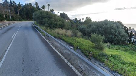Carretera de Getares de la localidad algecireña donde ha tenido lugar el suceso