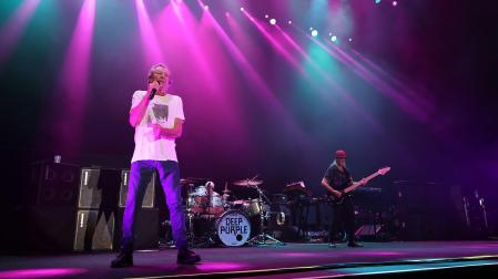 Fotos del concierto de la banda de rock británica Deep Purple en el Navarra Arena