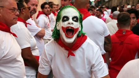 Fotos del 'Joker' en el tercer encierro de San Fermín 2026 y en las vaquillas de la plaza de toros