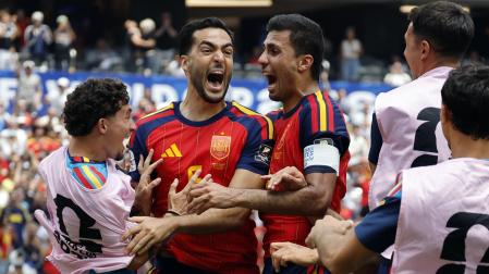 España consiguió el pase a la semifinal del Mundial 2026 tras derrotar a Bélgica en cuartos por 2-1 con goles de Fabián y Mikel Merino