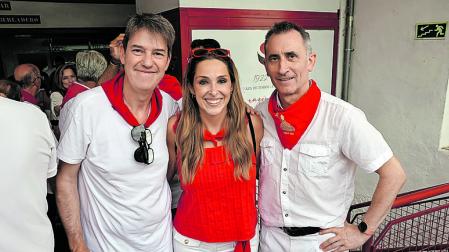 Javier Arroyo, Beatriz Solano y Óscar Erviti