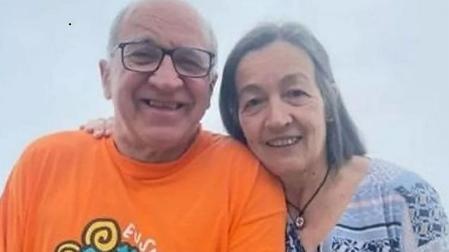 Koldo Olalde, 'Txistu', y su espoesa fallecida, Alazne Solabarrieta