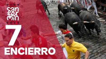 El encierro finaliza en dos minutos, 34 segundos.