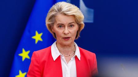 La presidenta de la Comisión Europea, Ursula von der Leyen