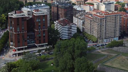 Vista general de la zona en la que se desarrollaron los hechos