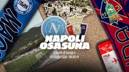 Osasuna se medirá al Napoli en un amistoso el próximo 5 de agosto