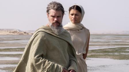 Matt Damon y Zendaya, en 'La Odisea'