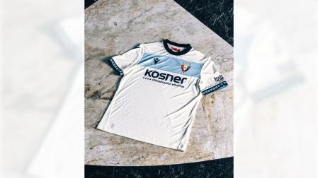 La segunda equipación del C.A. Osasuna para la temporada 2026/2027