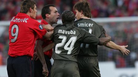 Imagen de archivo del Osasuna-Girondins de 2007 en la Copa de la UEFA