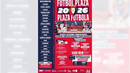 Cartel de la edición de 2026 del Fútbol Plaza Osasuna