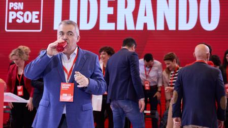 Cerdán, durante el congreso regional del PSN durante el año pasado