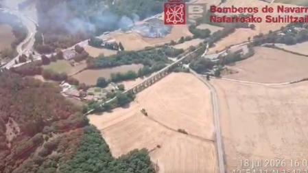 Incendio en Iza
