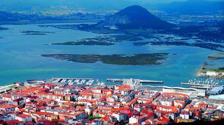 Vista aérea de Santoña