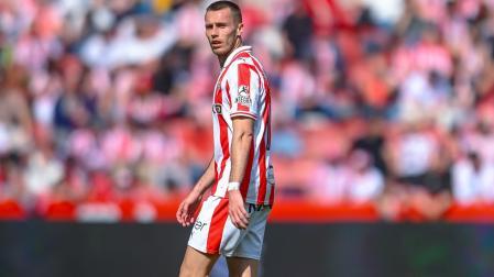 Dubasin, en un partido anterior con el Sporting de Gijón