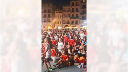 Nervios y emoción en Estella con la final del Mundial