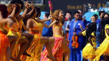 Uno de los momentos que más levantó pasiones fue la interpretación de 'Dai Dai', la canción oficial del Mundial, a cargo de Shakira