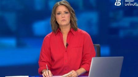 María Casado, en 'Informativos Telecinco'