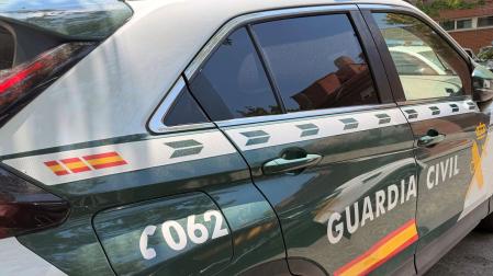 Un vehículo de la Guardia Civil