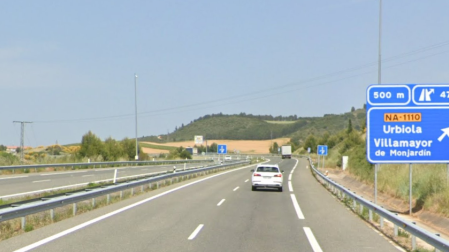 Autovía del Camino a la altura de Urbiola
