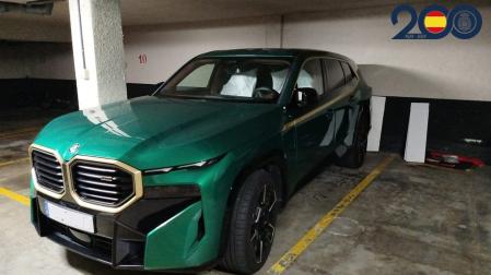 Uno de los coches recuperados