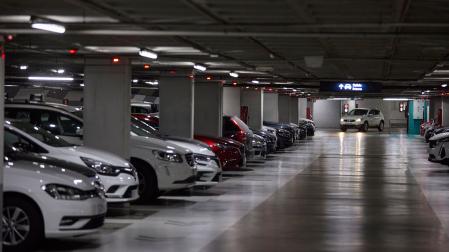 Imagen de archivo de un parking de Pamplona