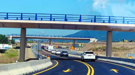 La autovía A-23 o variante de Sabiñanigo, con las obras paradas