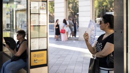 Fotos de la ola de calor en Pamplona