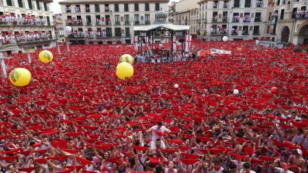 Fotos del cohete de fiestas de Tudela 2026