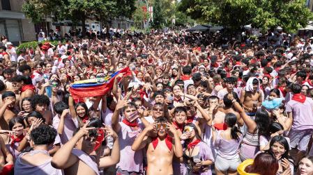 Fotos del cohete de fiestas de Tudela 2026