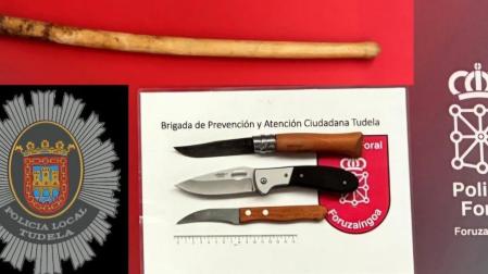 Imagen del material incautado