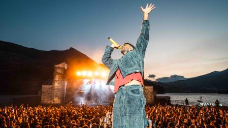 Imagen de la actuación de ETS en el festival