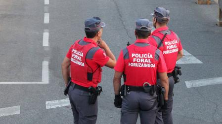 Varios policías forales en Tudela