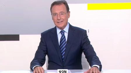 Matías Prats, en el informativo del fin de semana de Antena 3